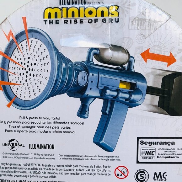 Mattel Minions Tiny Toot Small Fart Firing Blaster New Sealed - Picture 12 of 12